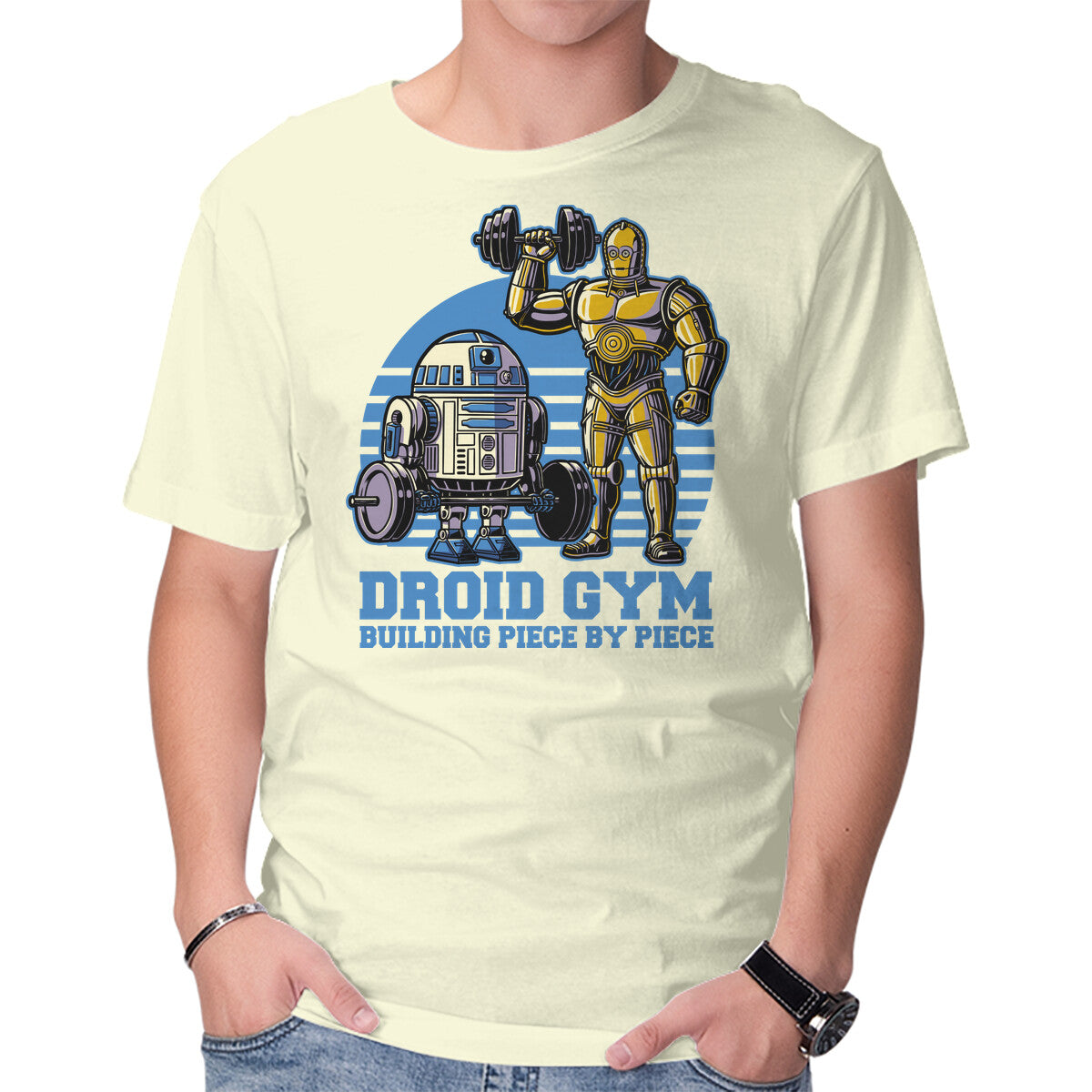 Android Space Gym – Fantasy Graphic T-Shirt