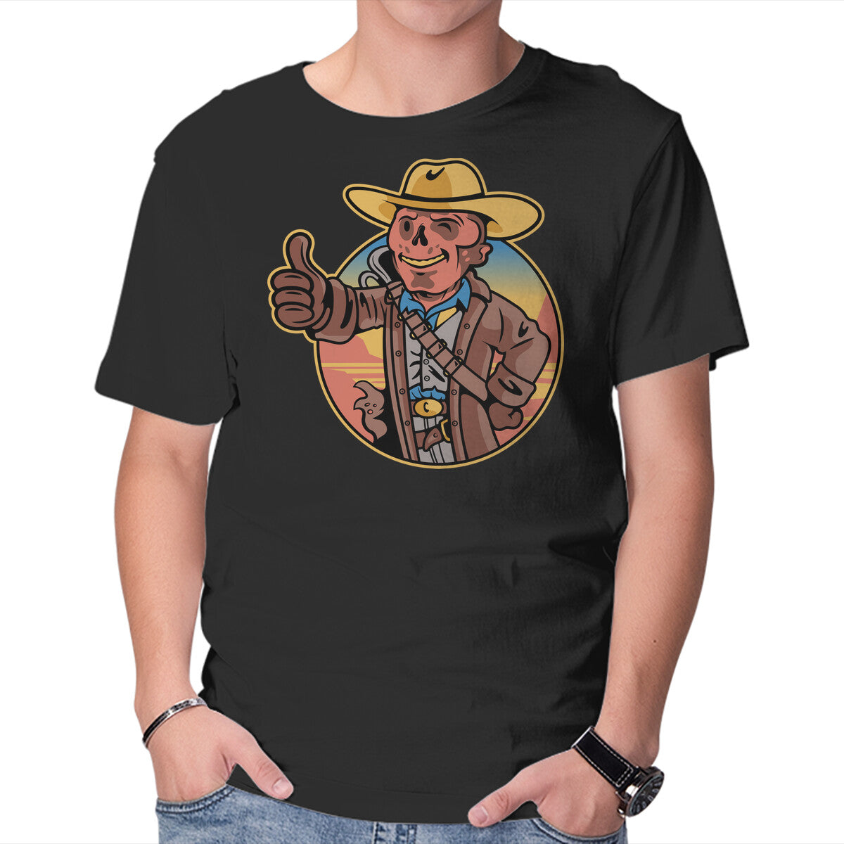 The Ghoul Boy – Gaming Graphic T-Shirt in black, product display
