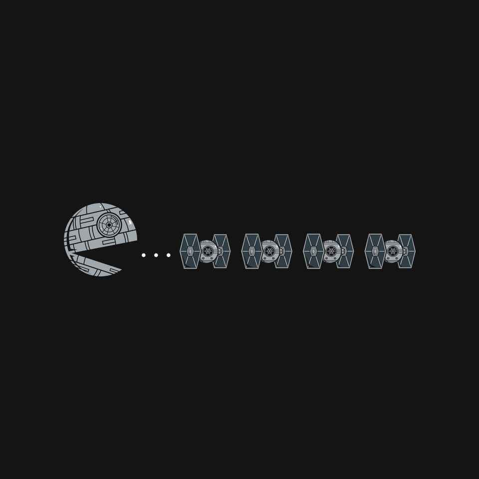 Pac Death Star – Sci-Fi Graphic T-Shirt