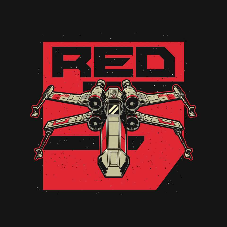 Red Spaceship Revolution – Sci-Fi Graphic T-Shirt