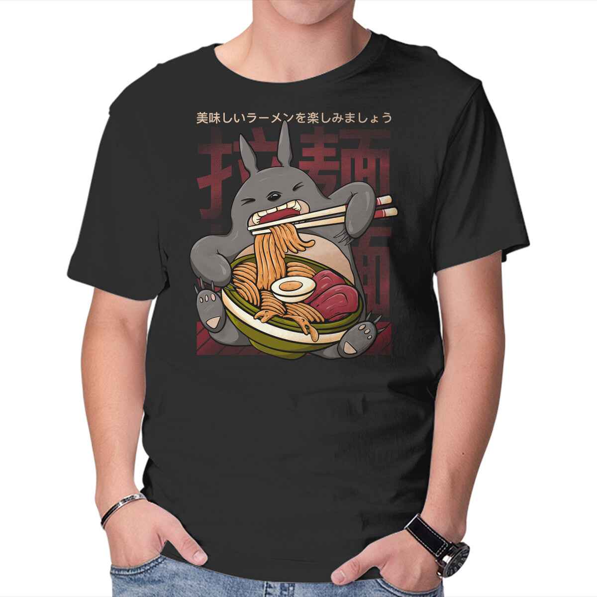 Totoro Ramen – Anime Graphic T-Shirt