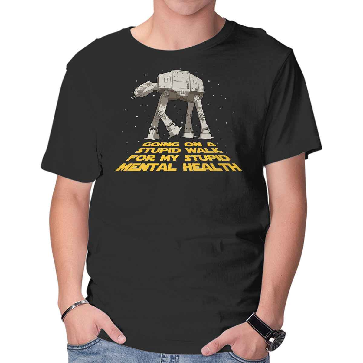 Imperial Walk – Sci-Fi Graphic T-Shirt