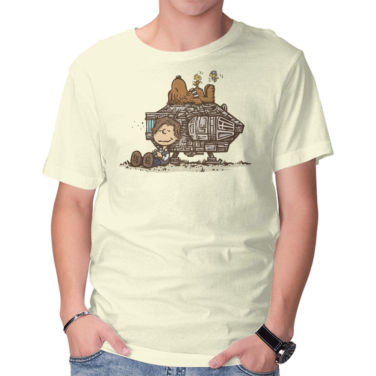 The Lazy Beagle – Sci-Fi Graphic T-Shirt