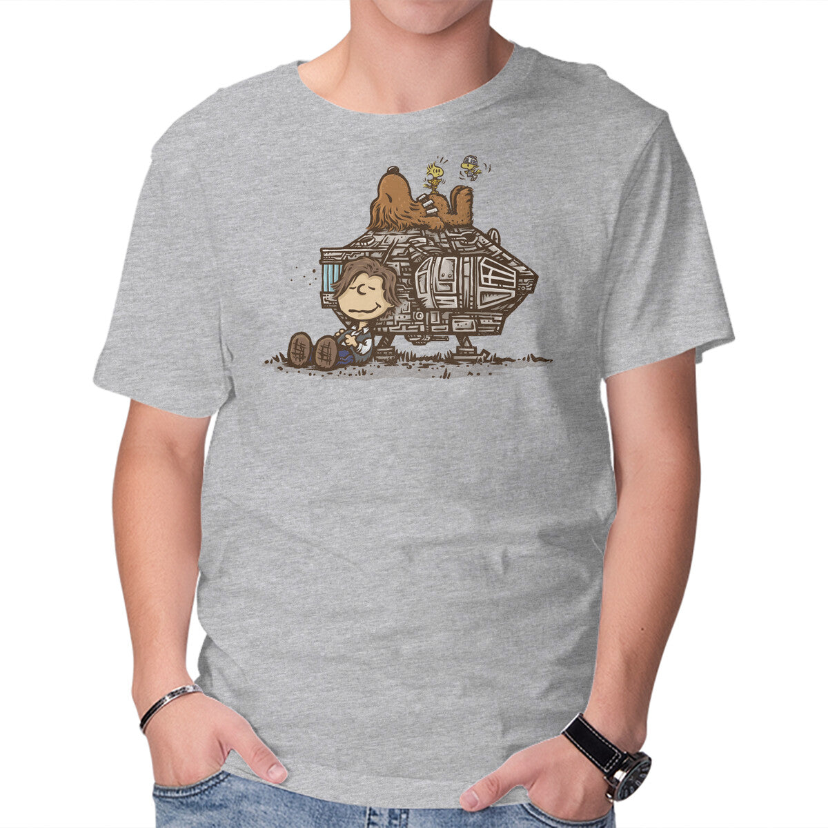 The Lazy Beagle – Sci-Fi Graphic T-Shirt