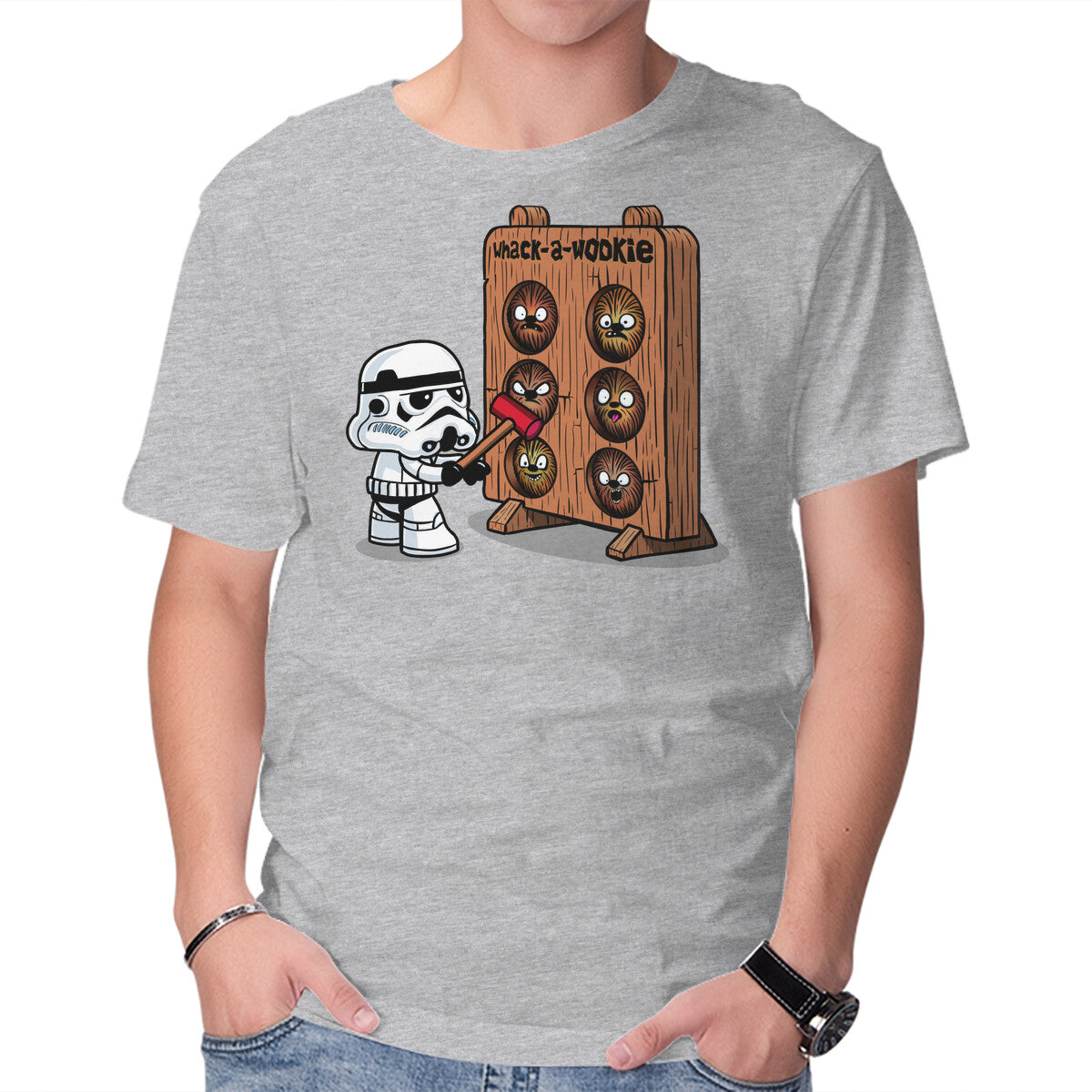Whack A Wookie – Sci-Fi Graphic T-Shirt