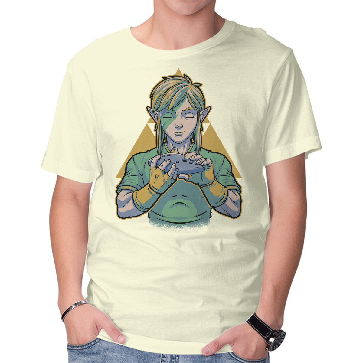 Glam Rock Elf – Gaming Graphic T-Shirt