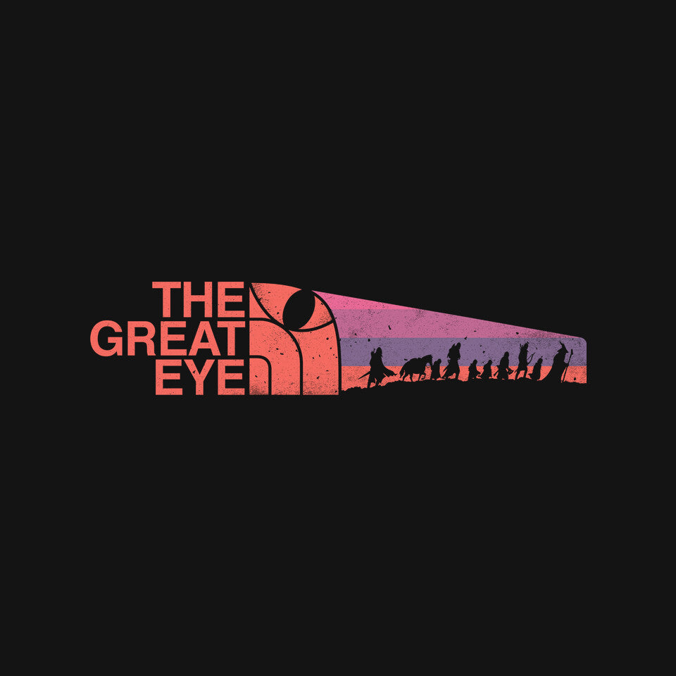 The Great Eye – Fantasy Graphic T-Shirt design artwork for black graphic T-shirt