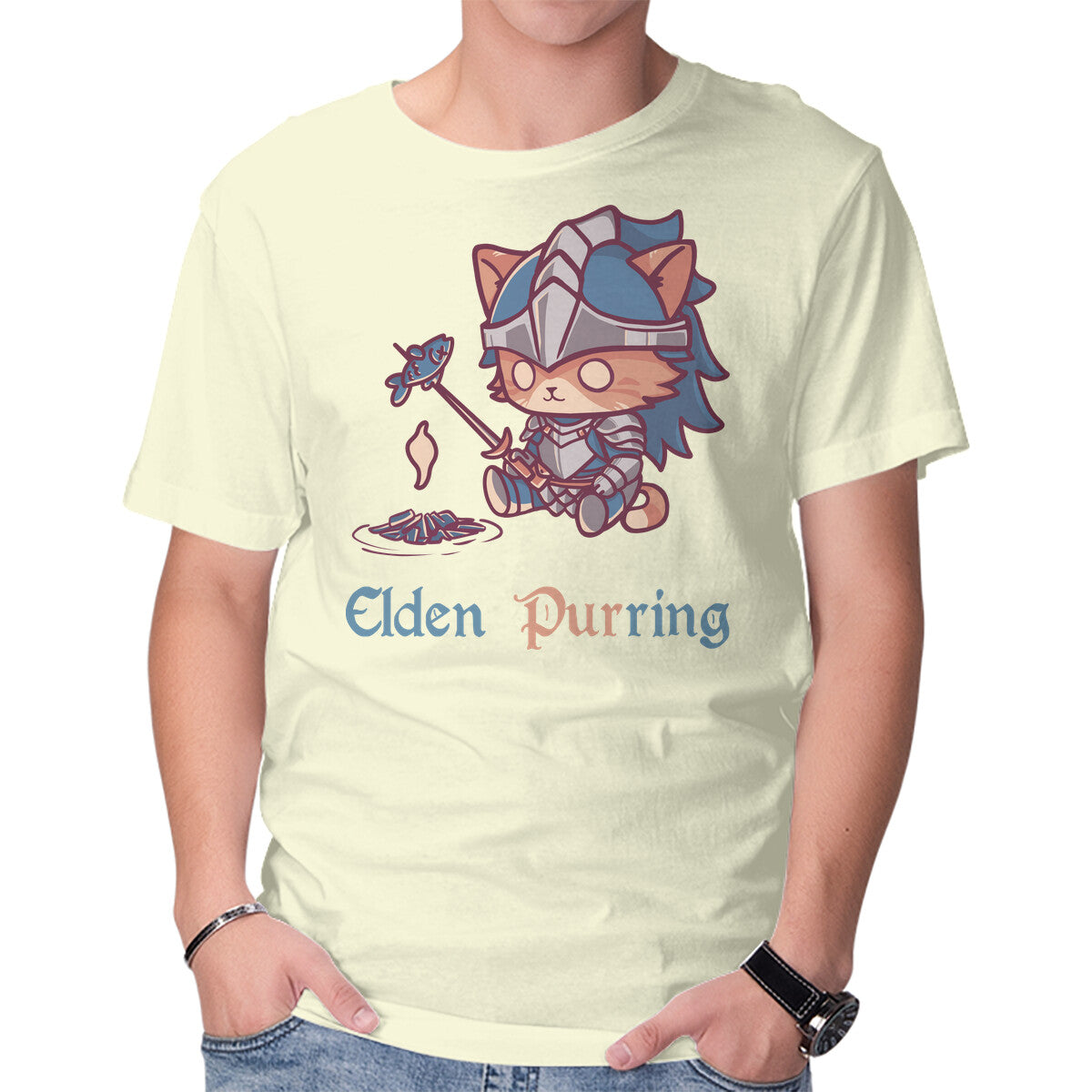 Elden Purring – Cat Graphic T-Shirt