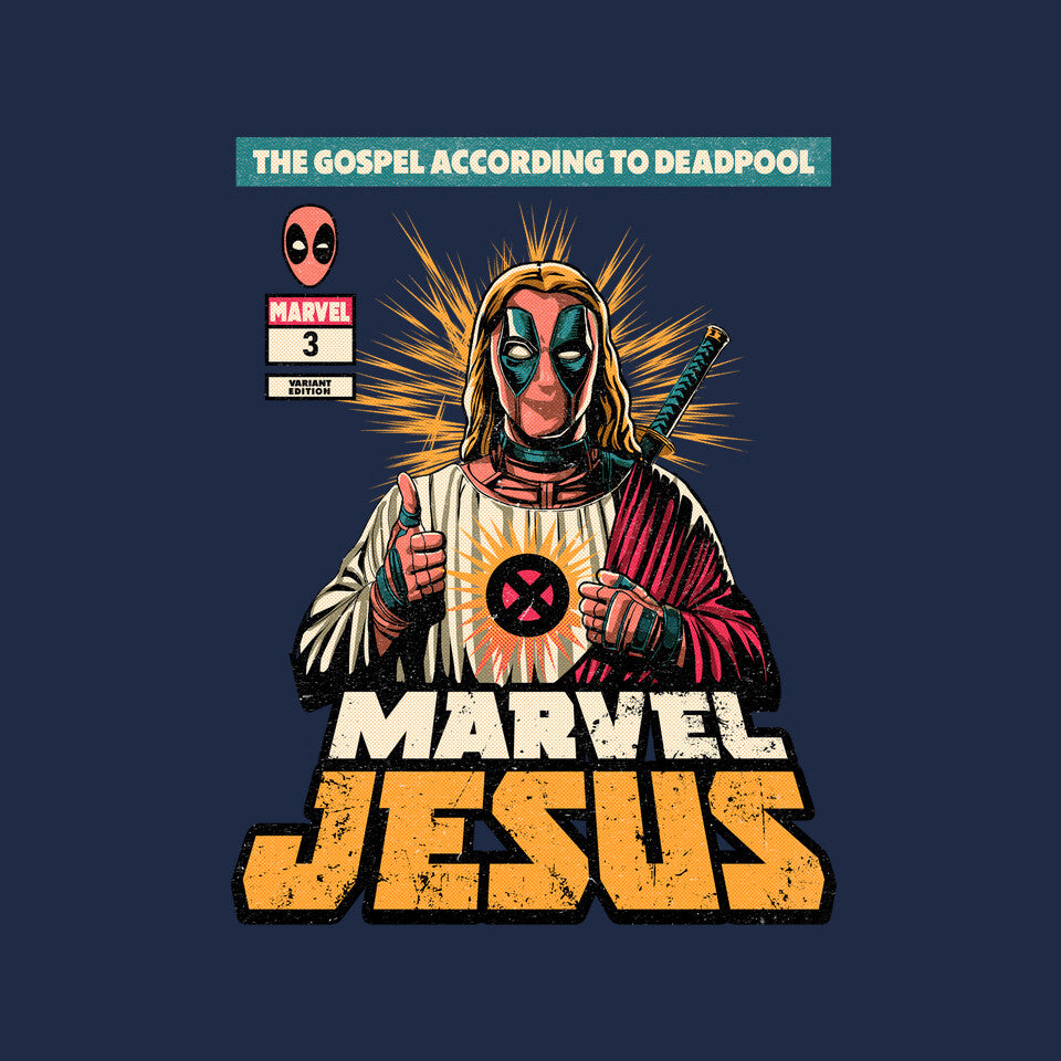 Savior – Movie Graphic T-Shirt design artwork for navy graphic T-shirt