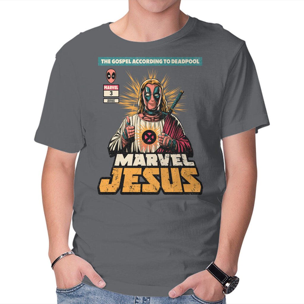 Savior – Movie Graphic T-Shirt in charcoal, product display