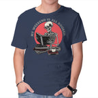 Weekend Reader – Horror Graphic T-Shirt in navy, product display