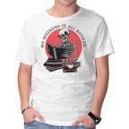 Weekend Reader – Horror Graphic T-Shirt in white, product display