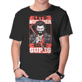 Super Heroes Hunter Graphic T-Shirt in black, product display