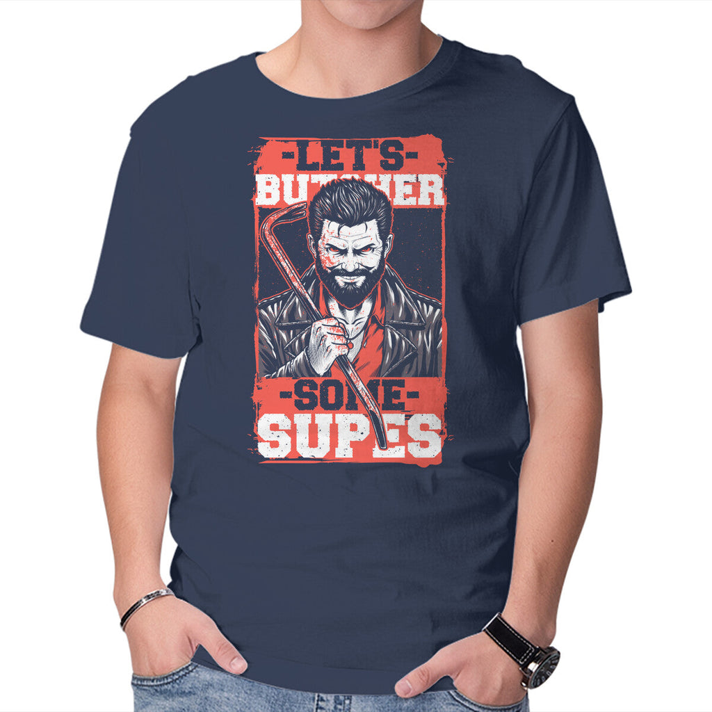 Super Heroes Hunter Graphic T-Shirt in navy, product display