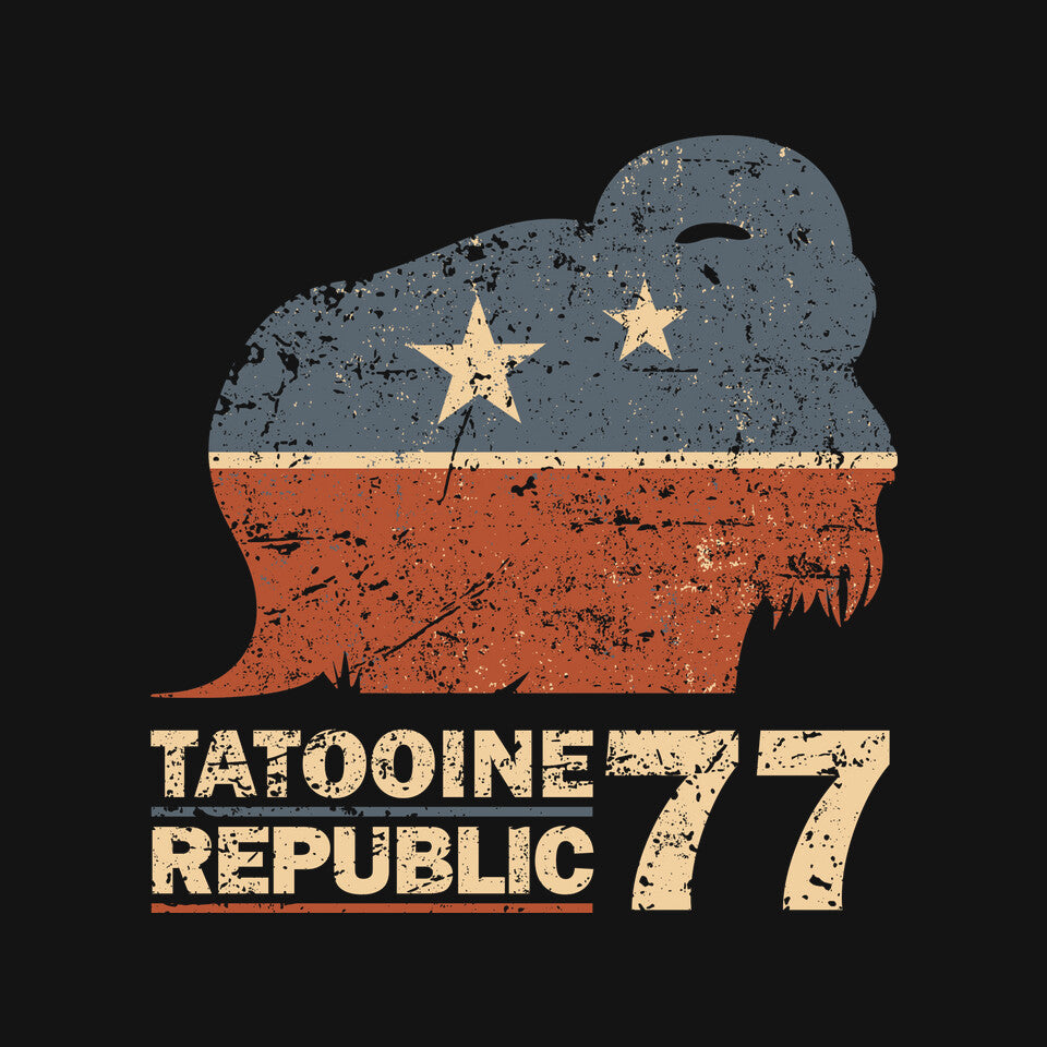 Republic – Sci-Fi Graphic T-Shirt design artwork for black graphic T-shirt