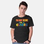 Model wearing black I'm A Classic – Gaming Graphic T-Shirt