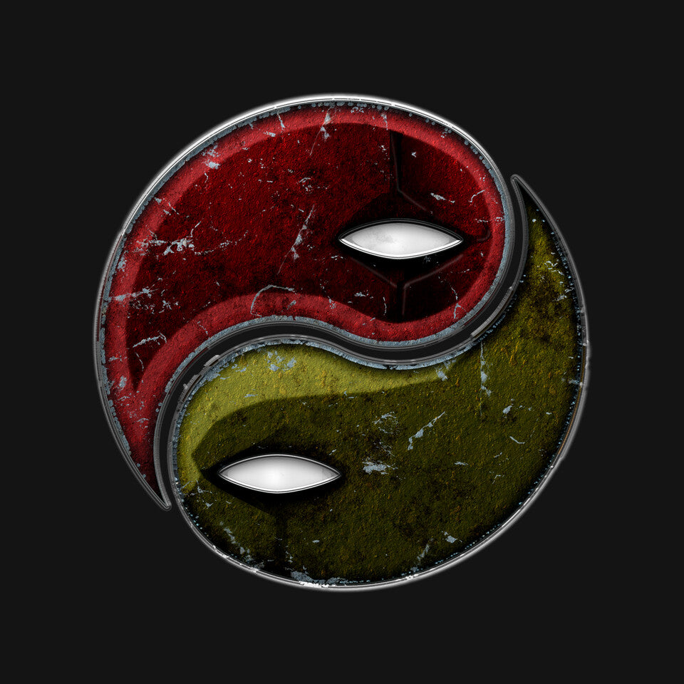 Snikt And Bang – Movie Graphic T-Shirt design artwork for black graphic T-shirt
