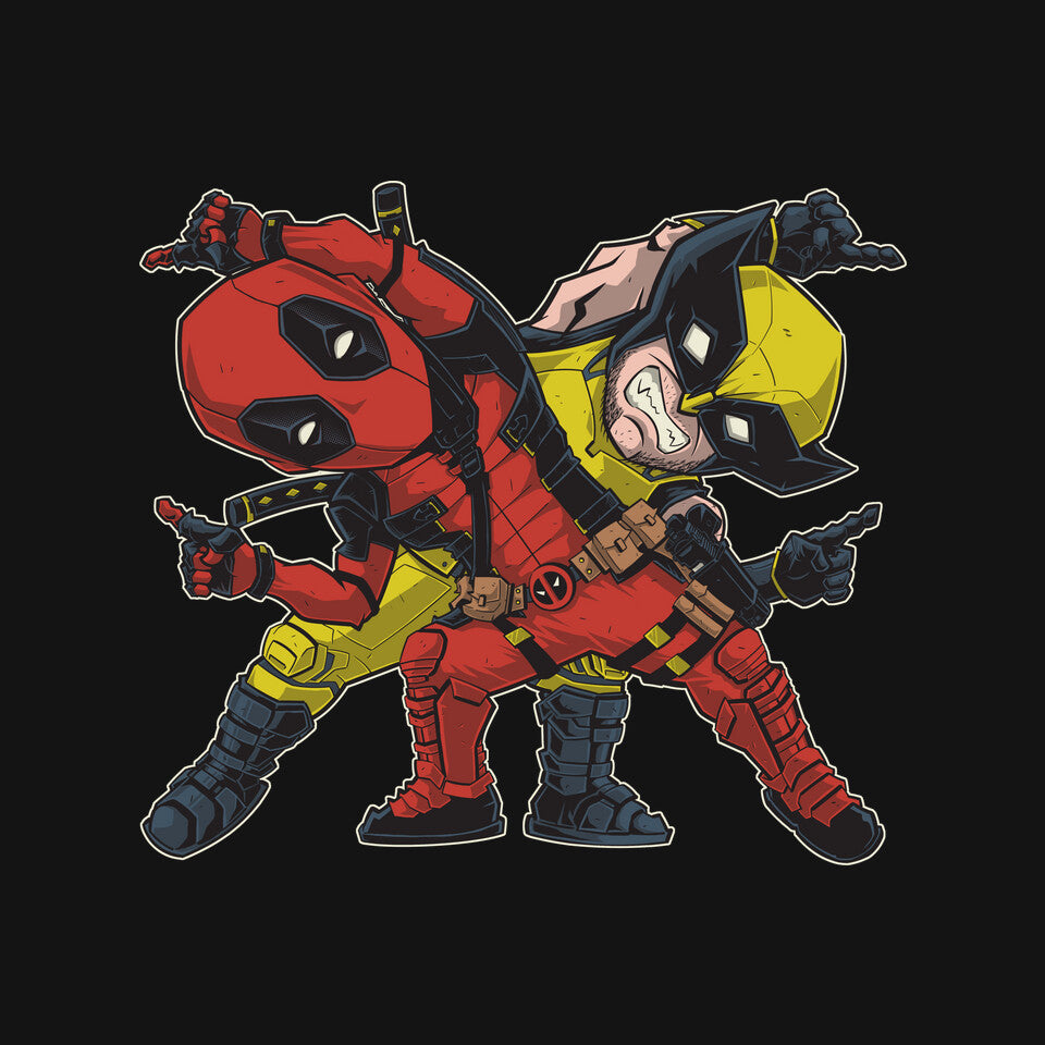 Fusion – Anime Graphic T-Shirt design artwork for black graphic T-shirt