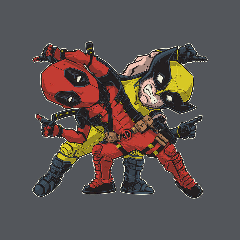Fusion – Anime Graphic T-Shirt design artwork for charcoal graphic T-shirt