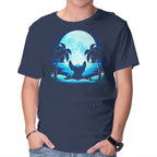 Alien Moon – Movie Graphic T-Shirt in navy, product display