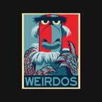 Weirdos – Movie Graphic T-Shirt design artwork for black graphic T-shirt