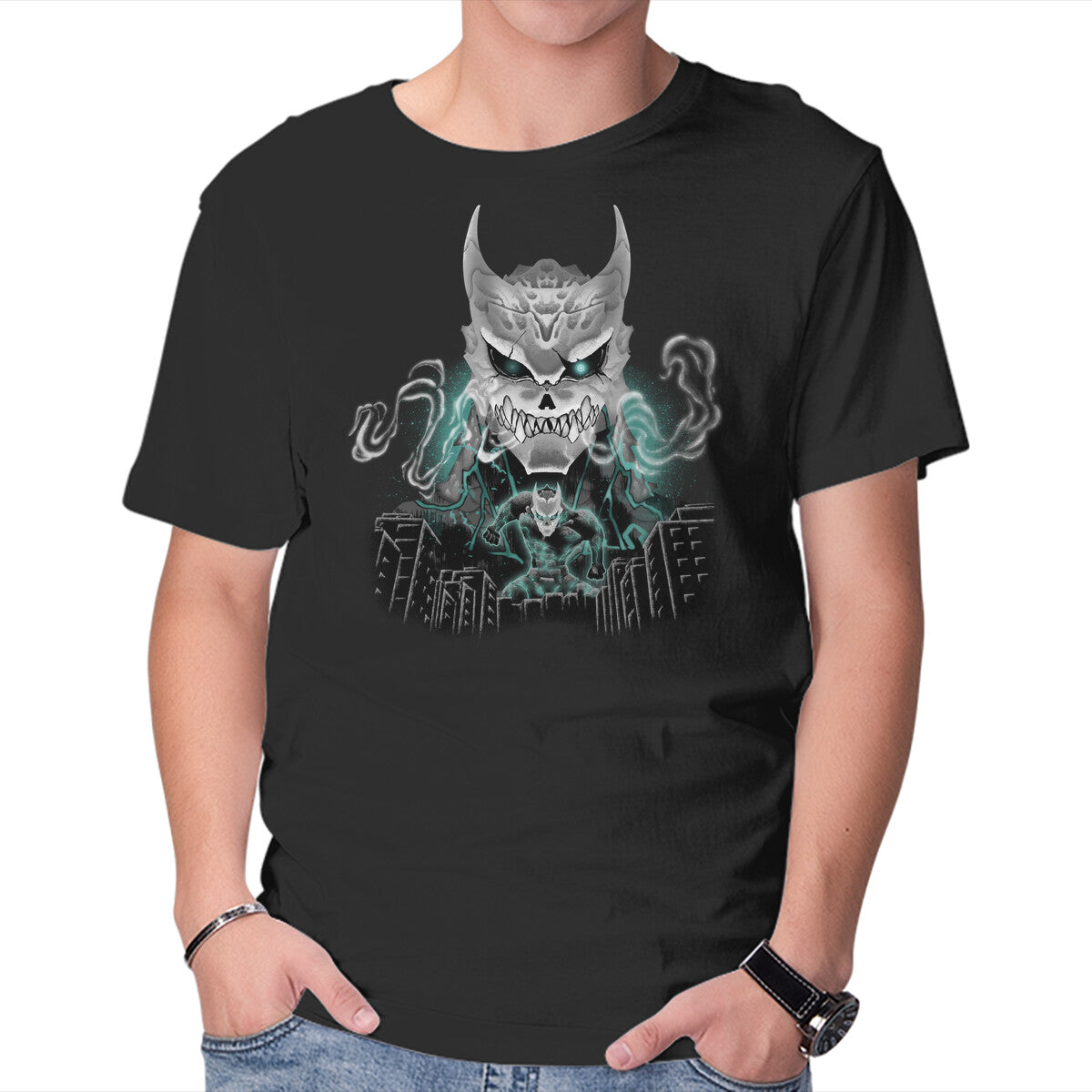 Kaiju No 8 – Anime Graphic T-Shirt in black, product display
