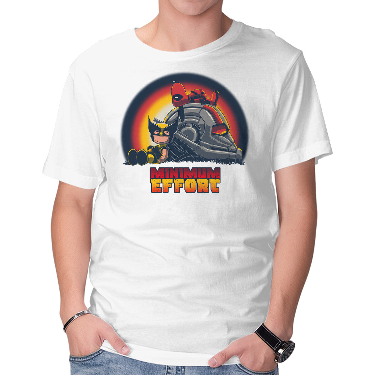 Minimum Effort – Movie Graphic T-Shirt in white, product display
