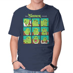 The Shrek Moods – Movie Graphic T-Shirt in navy, product display