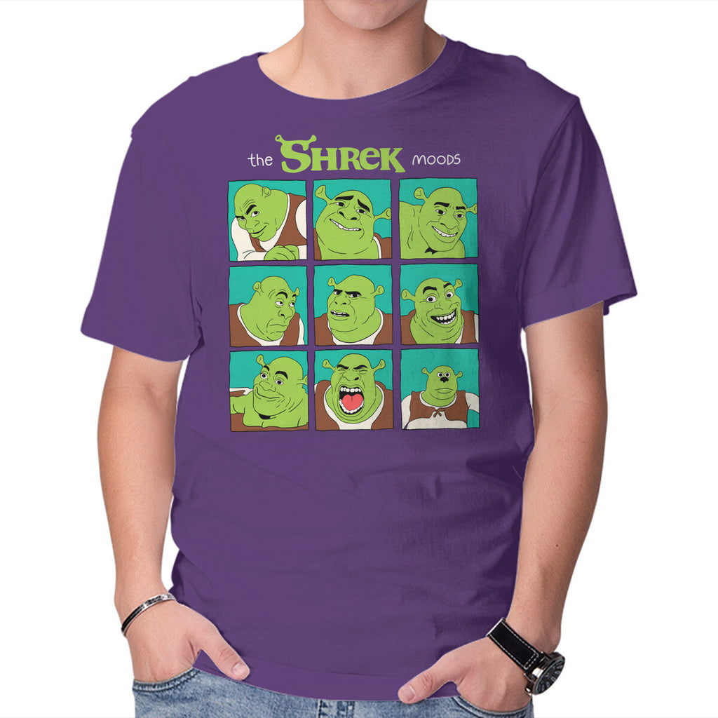 The Shrek Moods – Movie Graphic T-Shirt in purple, product display