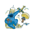 Cookie Kong – Funny Graphic T-Shirt design artwork for white graphic T-shirt