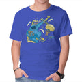 Cookie Kong – Funny Graphic T-Shirt in royal blue, product display