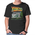 Van To The Nature – Sci-Fi Graphic T-Shirt in black, product display