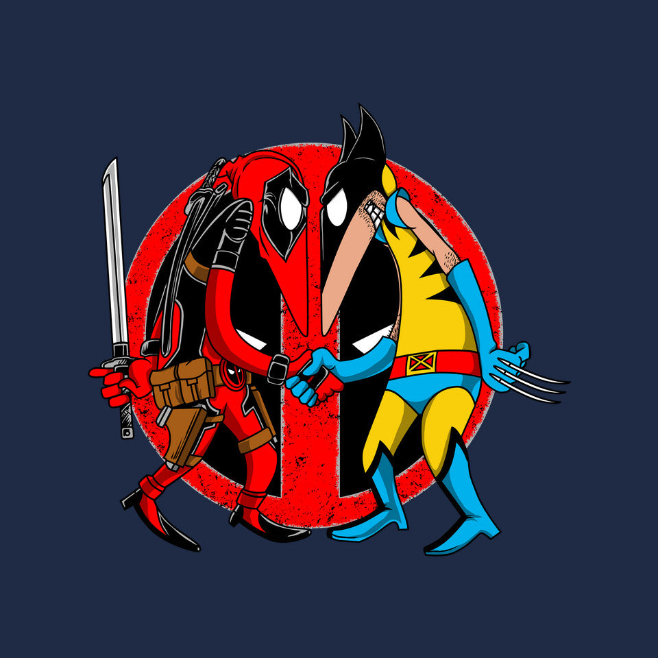 Deadvrine – Movie Graphic T-Shirt design artwork for navy graphic T-shirt