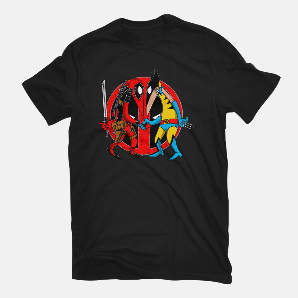 Deadvrine – Movie Graphic T-Shirt in black, flat-lay product view