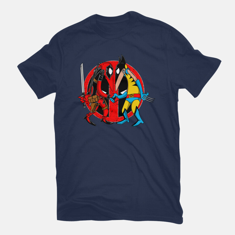 Deadvrine – Movie Graphic T-Shirt in navy, flat-lay product view