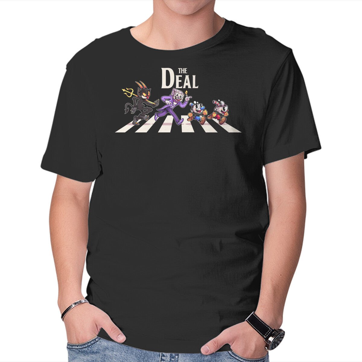 The Deal – Gaming Graphic T-Shirt in black, product display