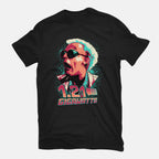 Gigawatts – Sci-Fi Graphic T-Shirt in black, flat-lay product view