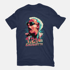 Gigawatts – Sci-Fi Graphic T-Shirt in navy, flat-lay product view