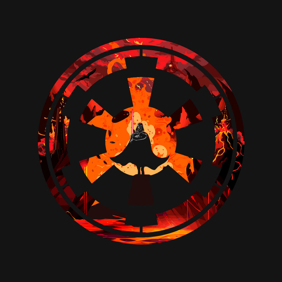 Lord Of The Dark – Sci-Fi Graphic T-Shirt design artwork for black graphic T-shirt
