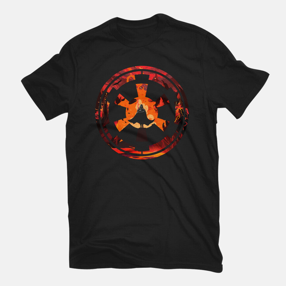 Lord Of The Dark – Sci-Fi Graphic T-Shirt in black, flat-lay product view