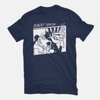 Wacky Youth – Music Graphic T-Shirt in navy, flat-lay product view