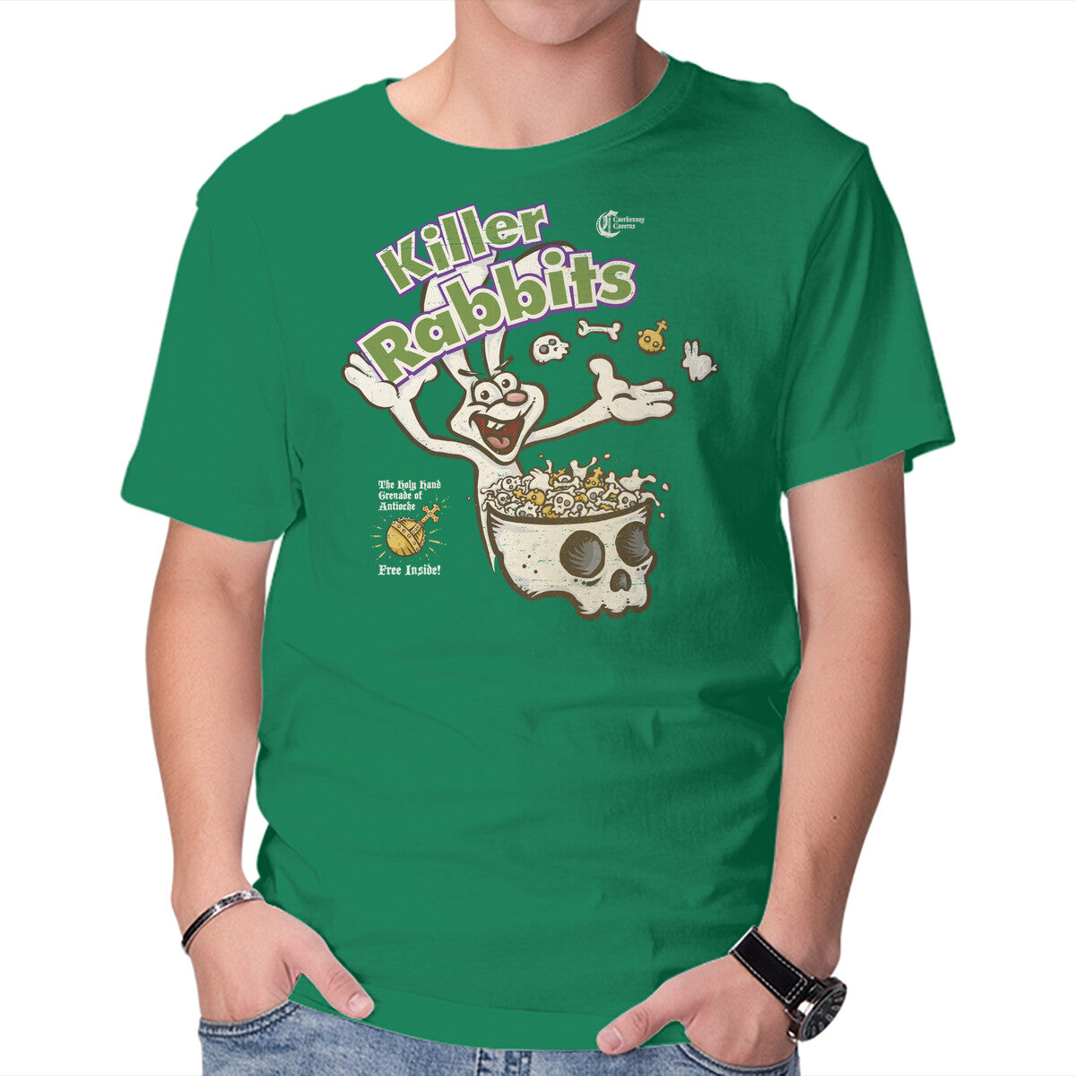 Silly Rabbit – Movie Graphic T-Shirt in green, product display