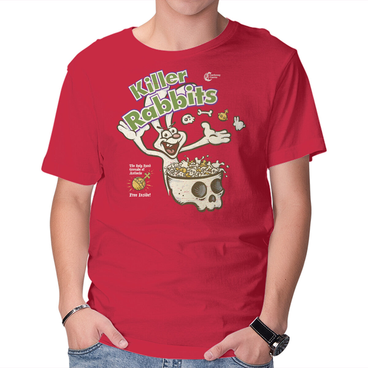 Silly Rabbit – Movie Graphic T-Shirt in red, product display
