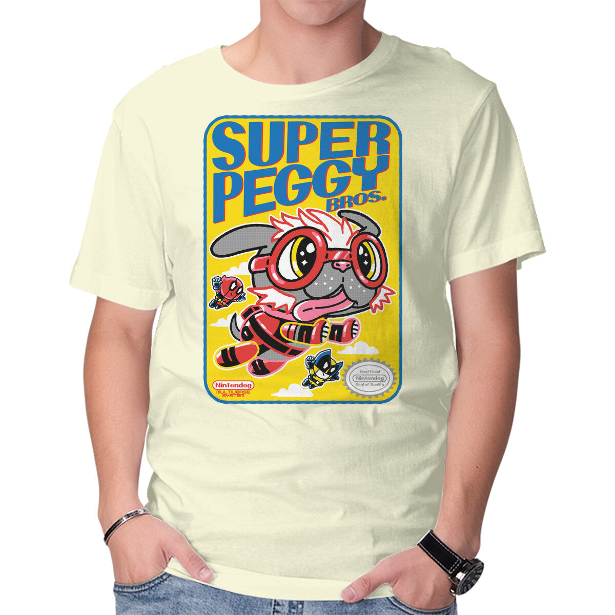 Super Peggy Bros – Dog Graphic T-Shirt