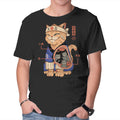 X-Ray Kaiju Cat – Cat Graphic T-Shirt in black, product display