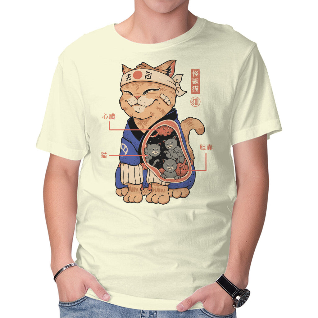 X-Ray Kaiju Cat – Cat Graphic T-Shirt