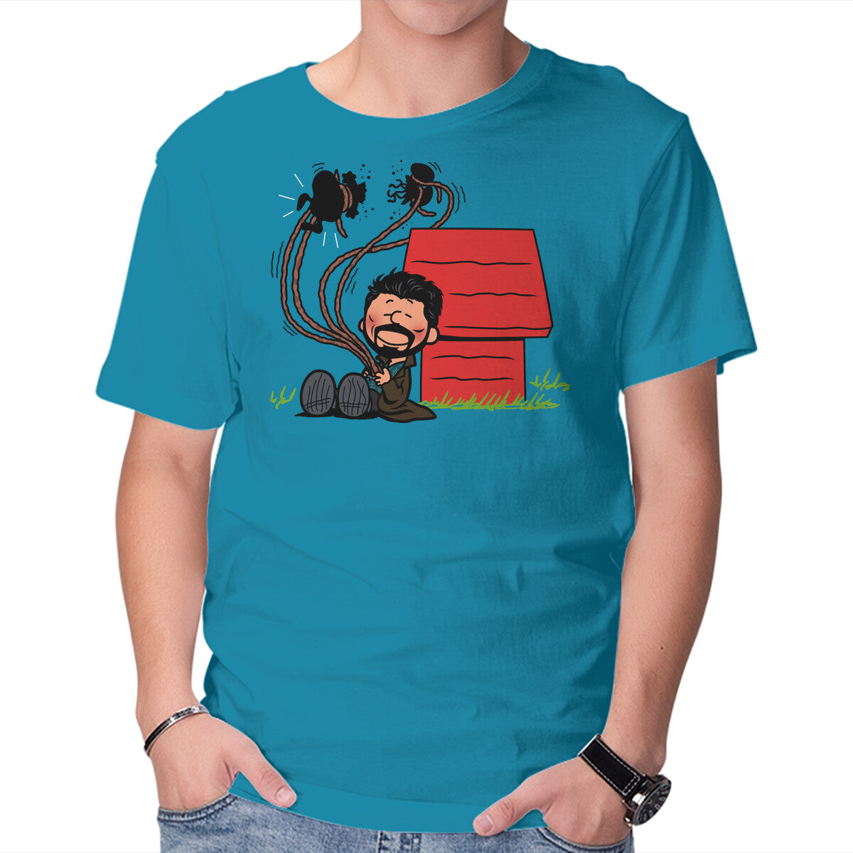 Butchered Graphic T-Shirt in turquoise, product display