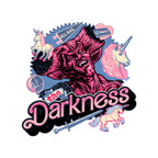All Hail The Darkness – Fantasy Graphic T-Shirt design artwork for white graphic T-shirt
