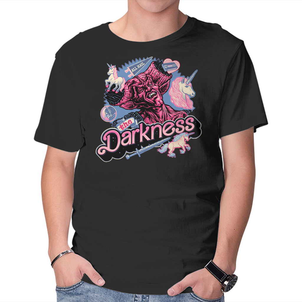 All Hail The Darkness – Fantasy Graphic T-Shirt in black, product display