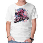 All Hail The Darkness – Fantasy Graphic T-Shirt in white, product display